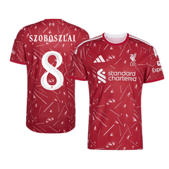 Liverpool SZOBOSZLAI #8 Domov Fotbalový dres 2026/27 - verze pro hráče - UCL