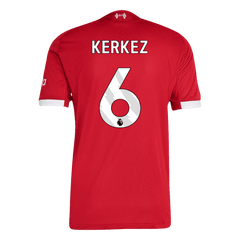 Liverpool KERKEZ #6 Domácí fotbalový dres 2025/26 – verze pro hráče