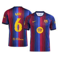 Pánské Barcelona GAVI #6 Domov Fotbalový dres 2026/27 - UCL