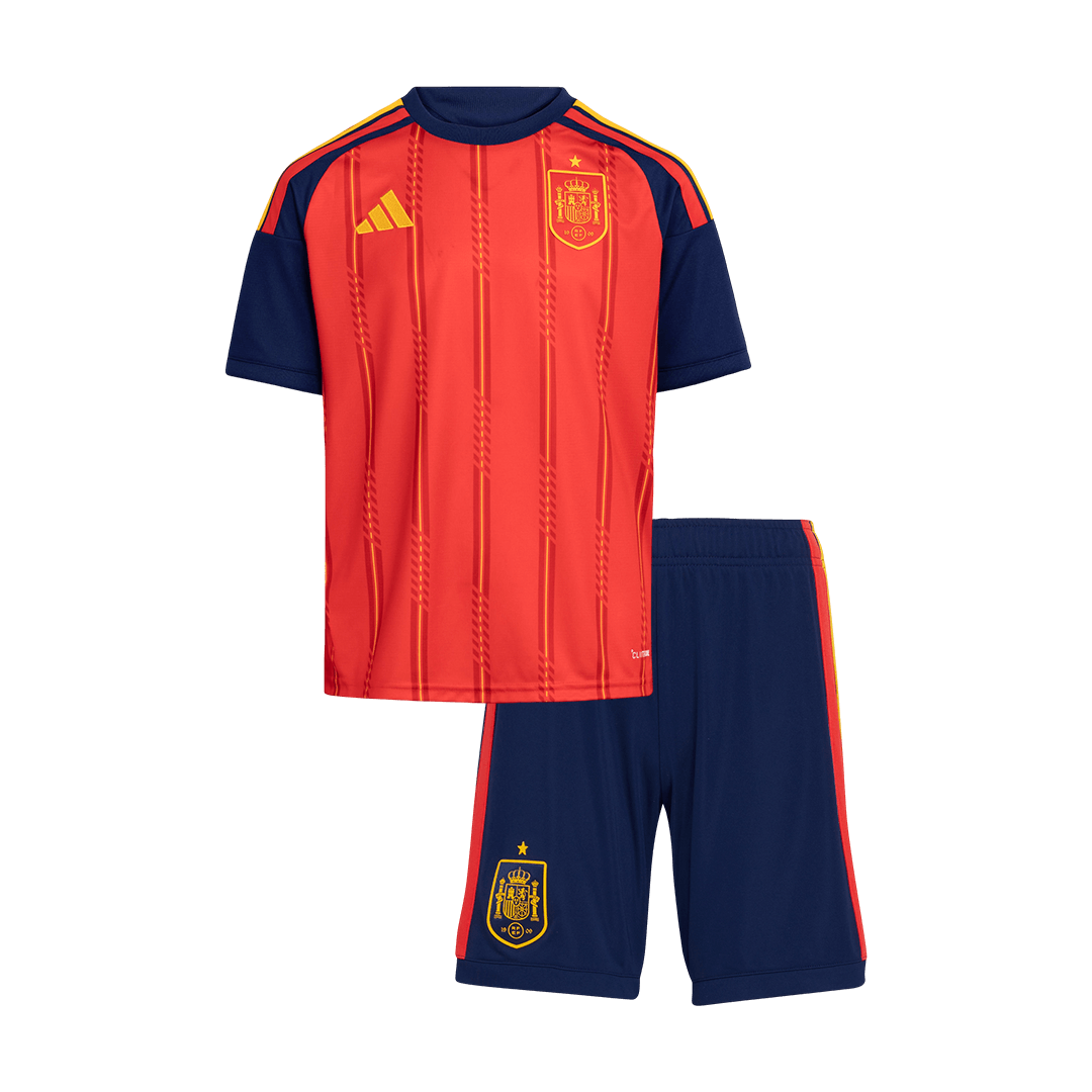 Děti Spain Domov Světový pohár Fotbalový dres Kit(dres + šortky) 2026