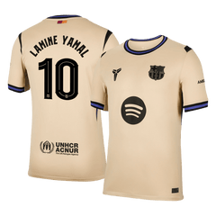 Pánský venkovní fotbalový dres Barcelona LAMINE YAMAL #10 2025/26 – UCL