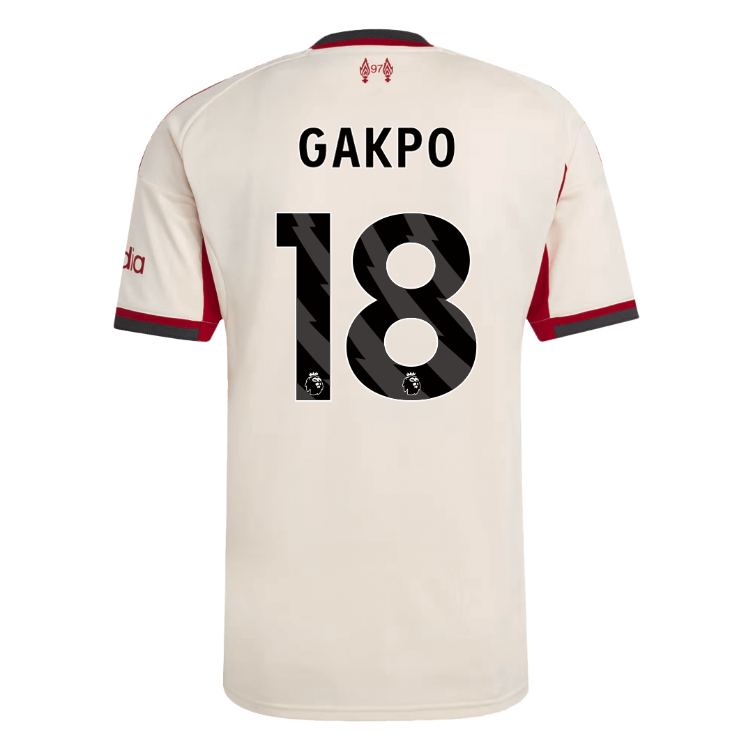 Pánské Liverpool GAKPO #18 Pryč Fotbalový dres 2025/26