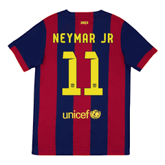 Barcelona NEYMAR JR #11 Home Retro Football Jersey 2014/15