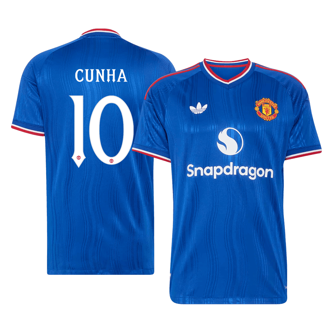 Manchester United CUNHA #10 Pryč Fotbalový dres 2026/27 - verze pro hráče - UCL