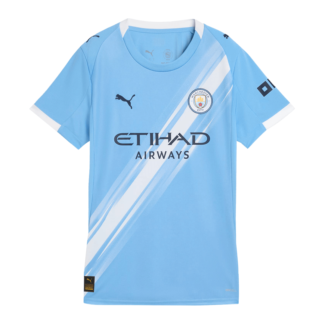 Dámský domácí fotbalový dres Manchester City 2025/26