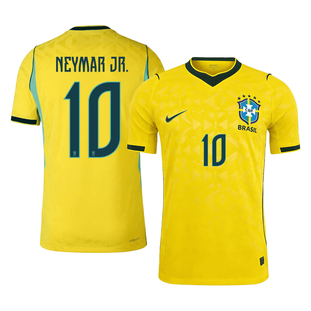 Brazil NEYMAR JR. #10 Domov Fotbalový dres Mistrovství světa 2026 - verze pro hráče