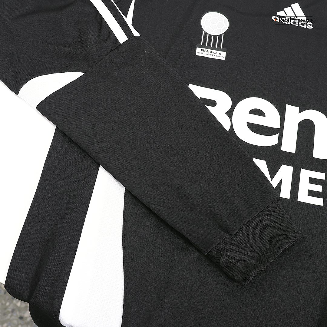 Real Madrid BECKHAM #23 venkovní retro fotbalový dres s dlouhým rukávem 2006/07