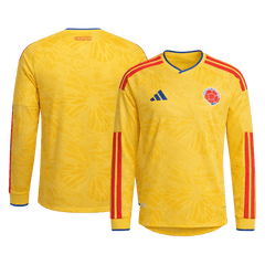 Pánské Colombia Domov Fotbalový dres s dlouhým rukávem {title:World Cup->
Mistrovství světa} 2026