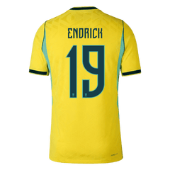 Brazil ENDRICK #19 Domov Fotbalový dres Mistrovství světa 2026 - verze pro hráče