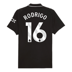 Manchester City RODRIGO #6 Venkovní fotbalový dres 2025/26 – verze pro hráče