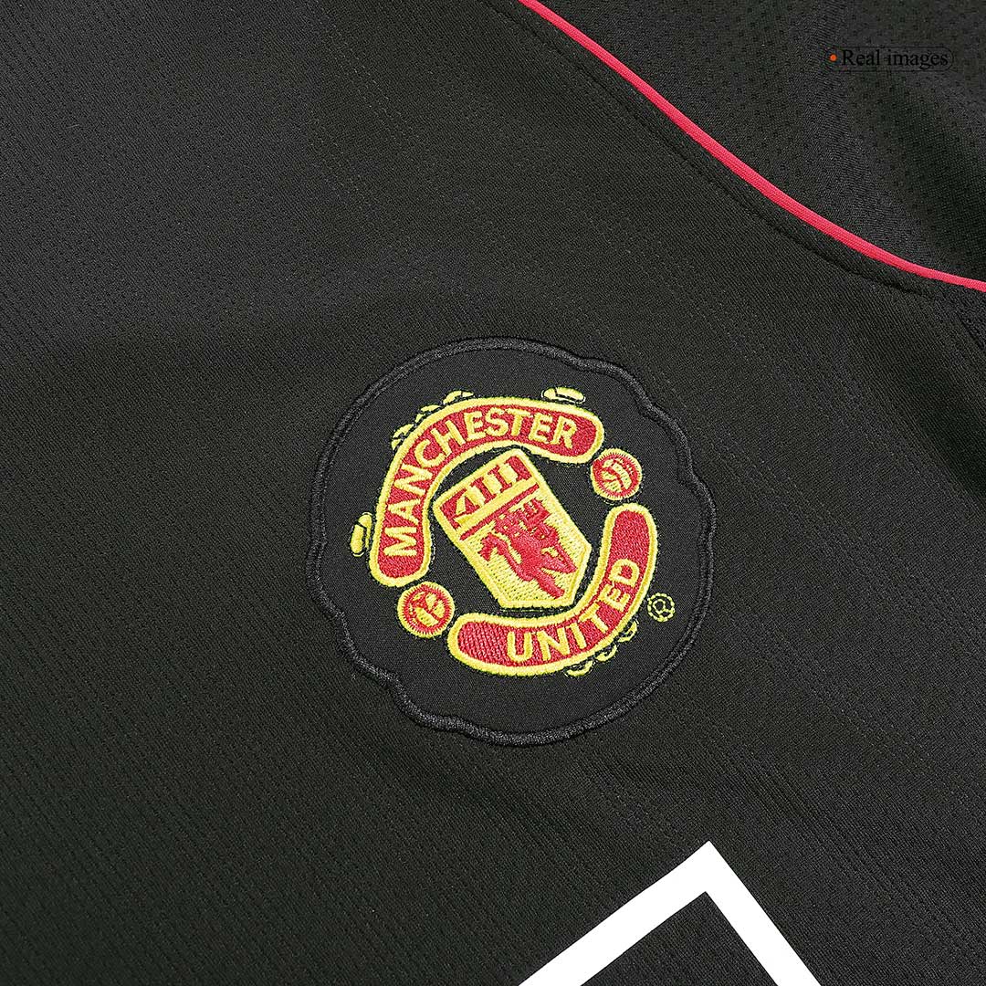 Manchester United RONALDO #7 venkovní retro fotbalový dres s dlouhým rukávem 2007/08