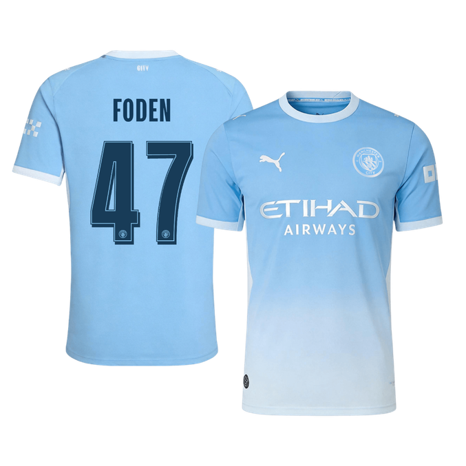 Manchester City FODEN #47 Domov Fotbalový dres 2026/27 - verze pro hráče - UCL