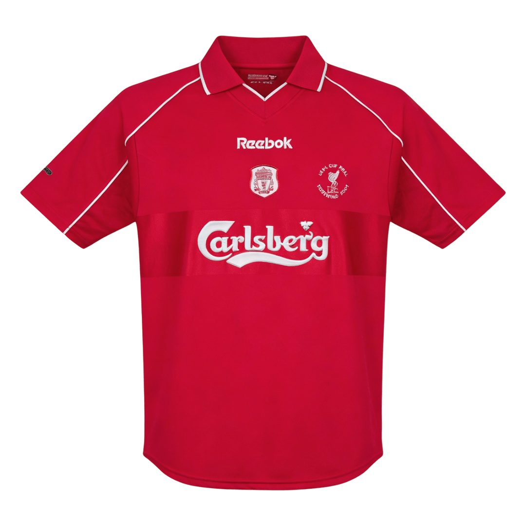 Liverpool Domov Retro fotbalový dres 2000/01