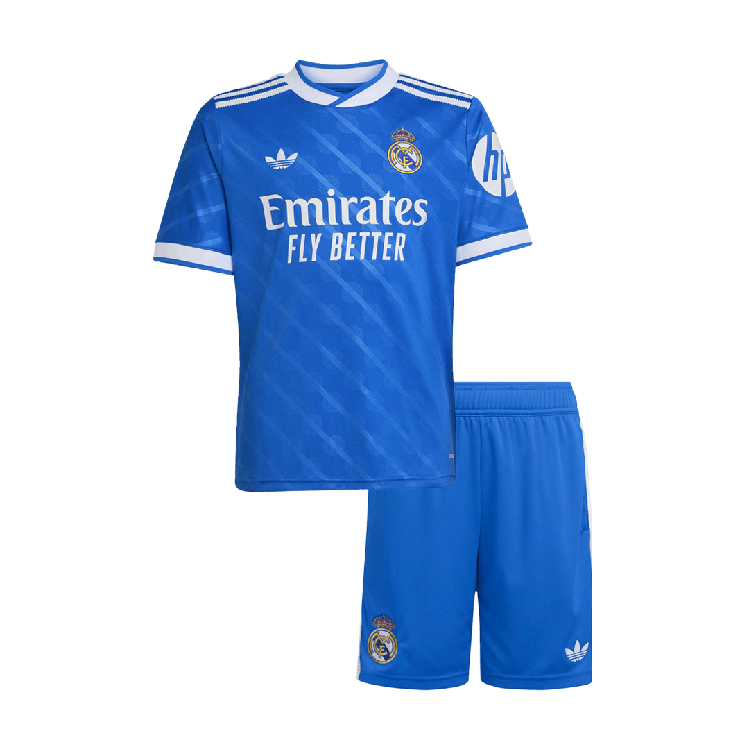 Děti Real Madrid Třetí pryč Fotbalový dres Kit(dres + šortky) 2025/26