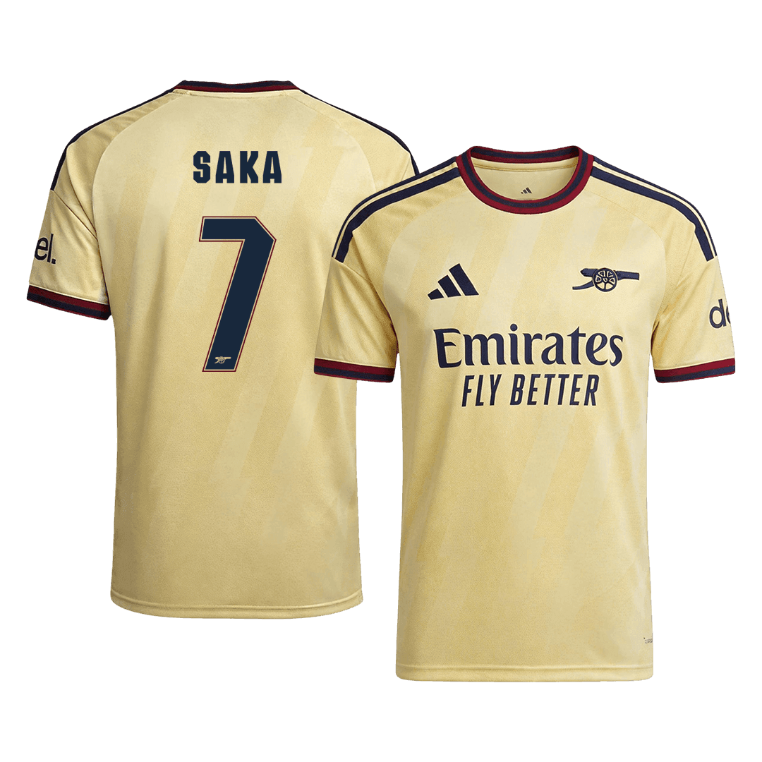 Pánské Arsenal SAKA #7 Třetí pryč Fotbalový dres 2026/27 - UCL