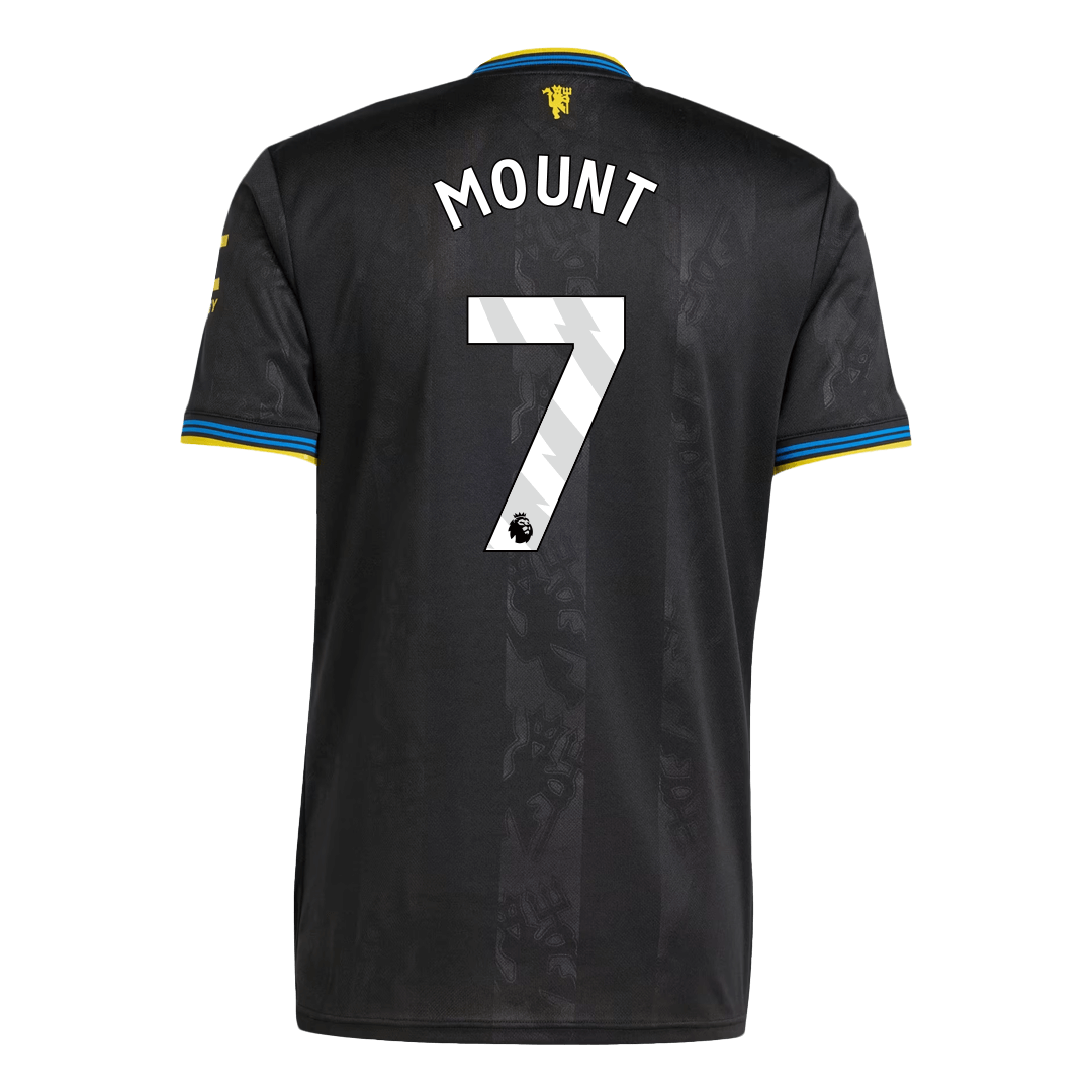 Pánské Manchester United MOUNT #7 Třetí pryč Fotbalový dres 2025/26