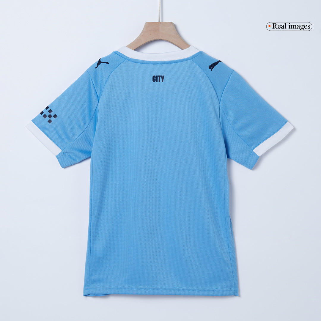 Dětská souprava domácího dresu Manchester City (dres + šortky) 2025/26