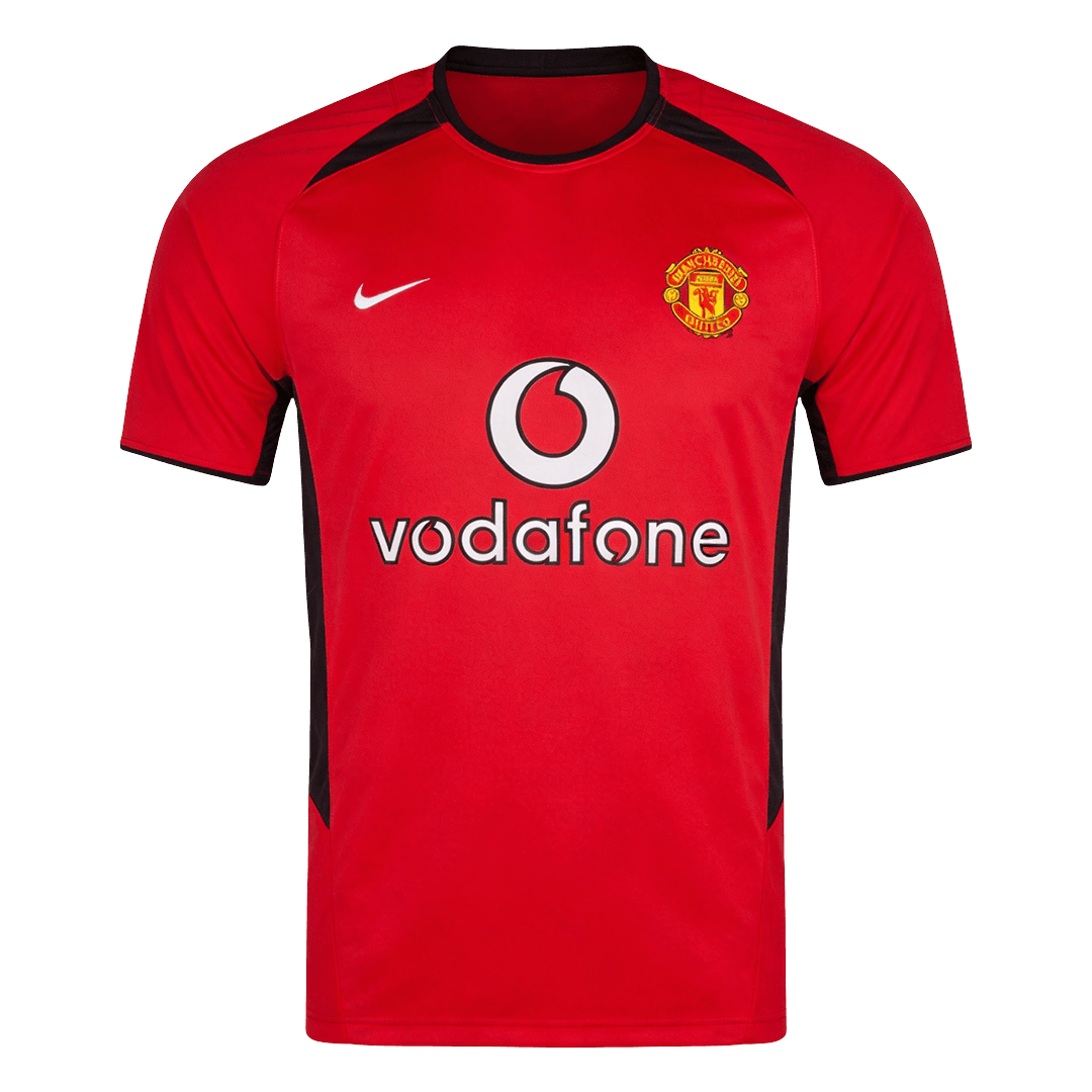Manchester United Domov Retro fotbalový dres 2002/04