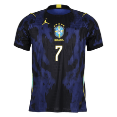 Brazil VINI JR. #7 Pryč Fotbalový dres Mistrovství světa 2026 - verze pro hráče