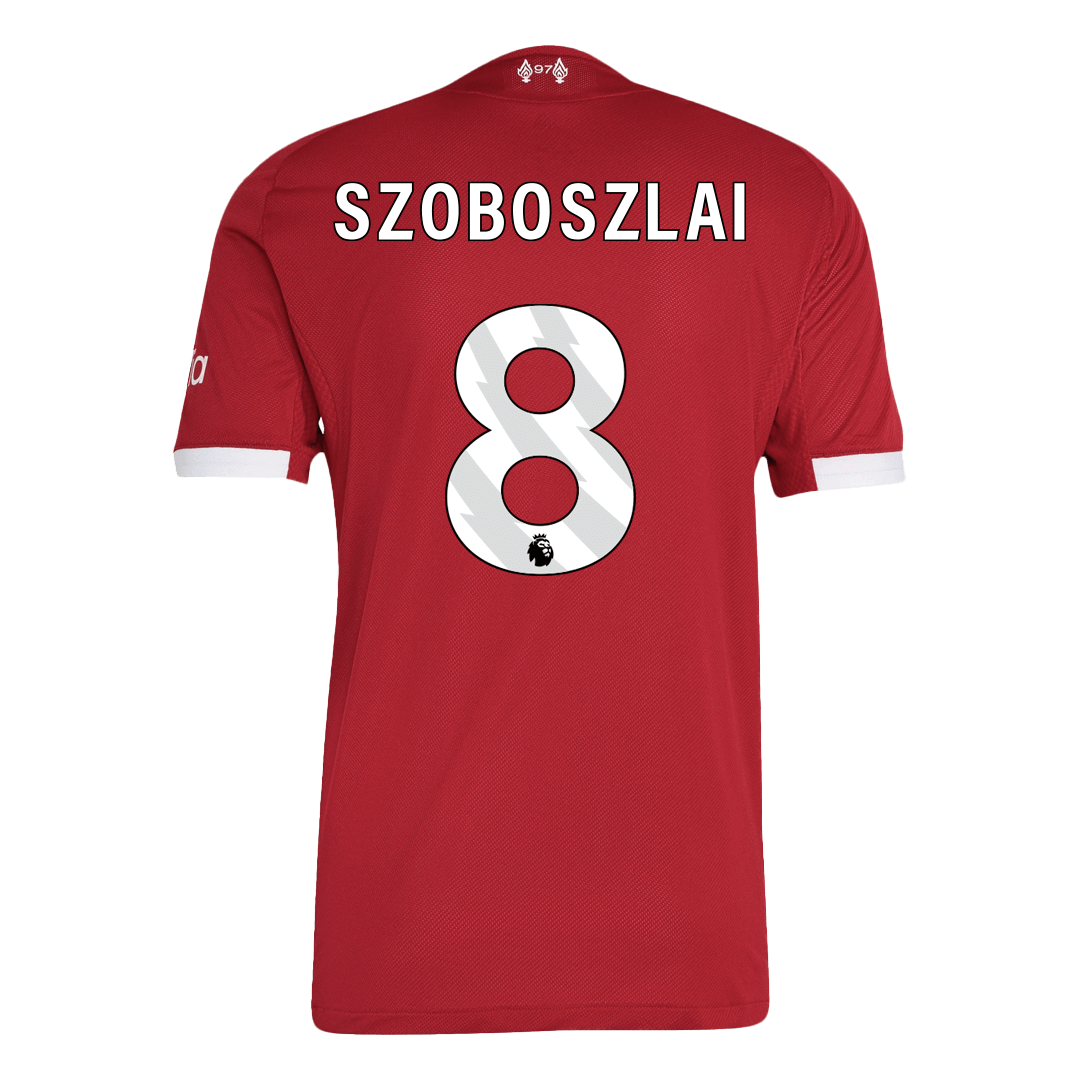Liverpool SZOBOSZLAI #8 Domov Fotbalový dres 2025/26 - verze pro hráče