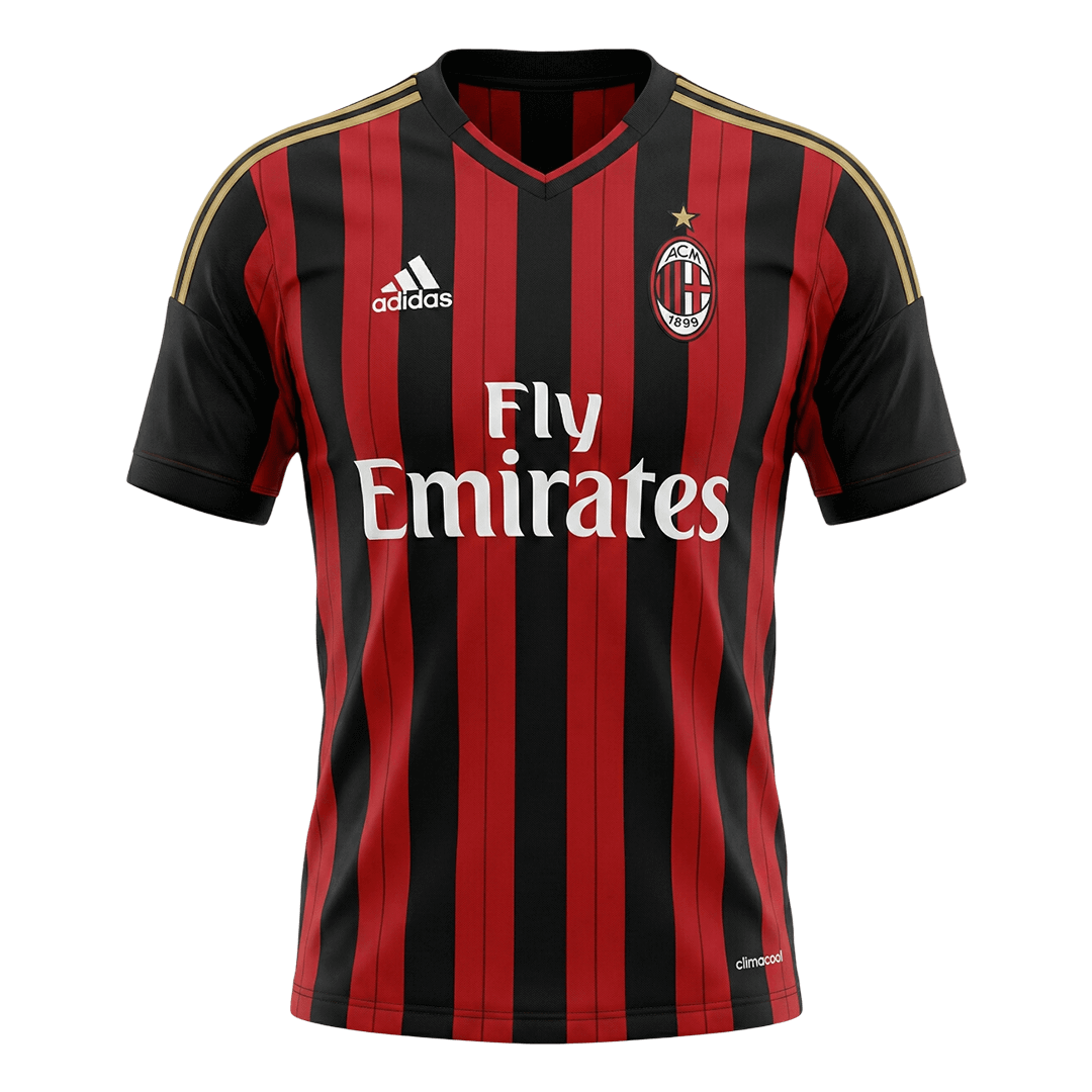 AC Milan Domov Retro fotbalový dres 2013/14
