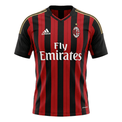 AC Milan Domov Retro fotbalový dres 2013/14
