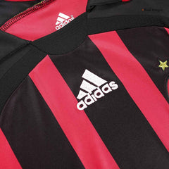 AC Milan MALDINI #3 Home Retro Long Sleeve Football Jersey 2006/07
