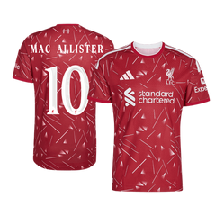 Liverpool MAC ALLISTER #10 Domov Fotbalový dres 2026/27 - verze pro hráče - UCL