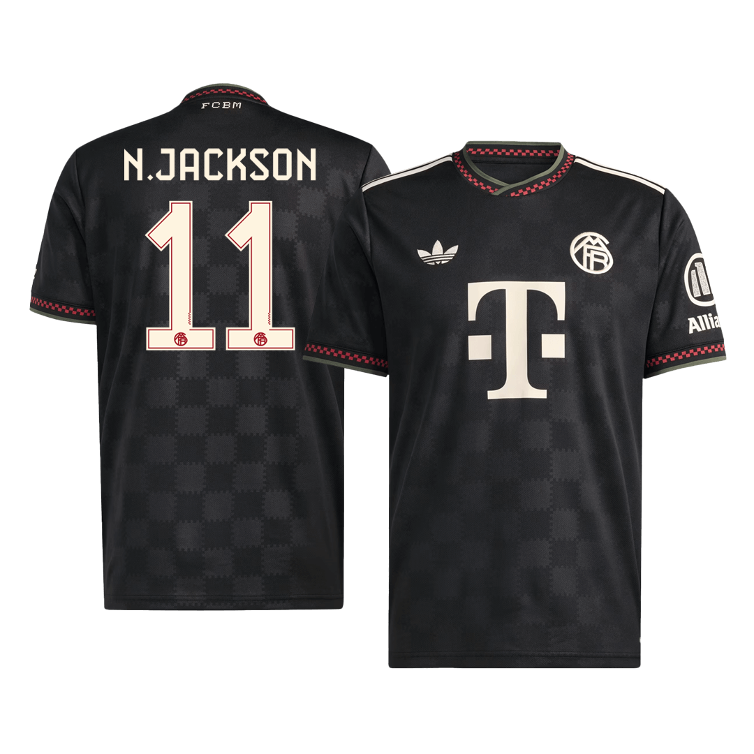 Pánské Bayern Munich N.JACKSON #11 Třetí pryč Fotbalový dres 2025/26