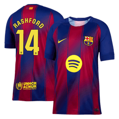 Pánský domácí fotbalový dres Barcelona RASHFORD #14 2025/26