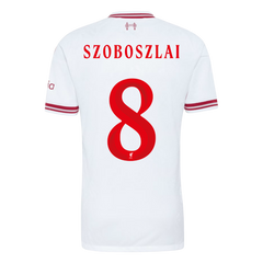 Liverpool SZOBOSZLAI #8 Pryč Fotbalový dres 2026/27 - verze pro hráče - UCL
