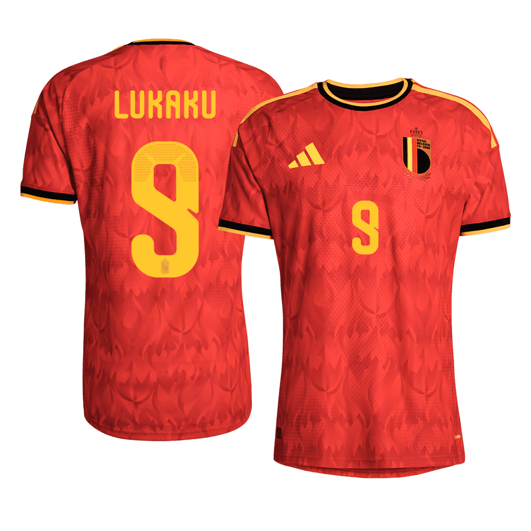 Belgium LUKAKU #9 Domov Fotbalový dres Mistrovství světa 2026 - verze pro hráče