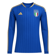 Pánské Italy Domov Fotbalový dres s dlouhým rukávem {title:World Cup->
Mistrovství světa} 2026