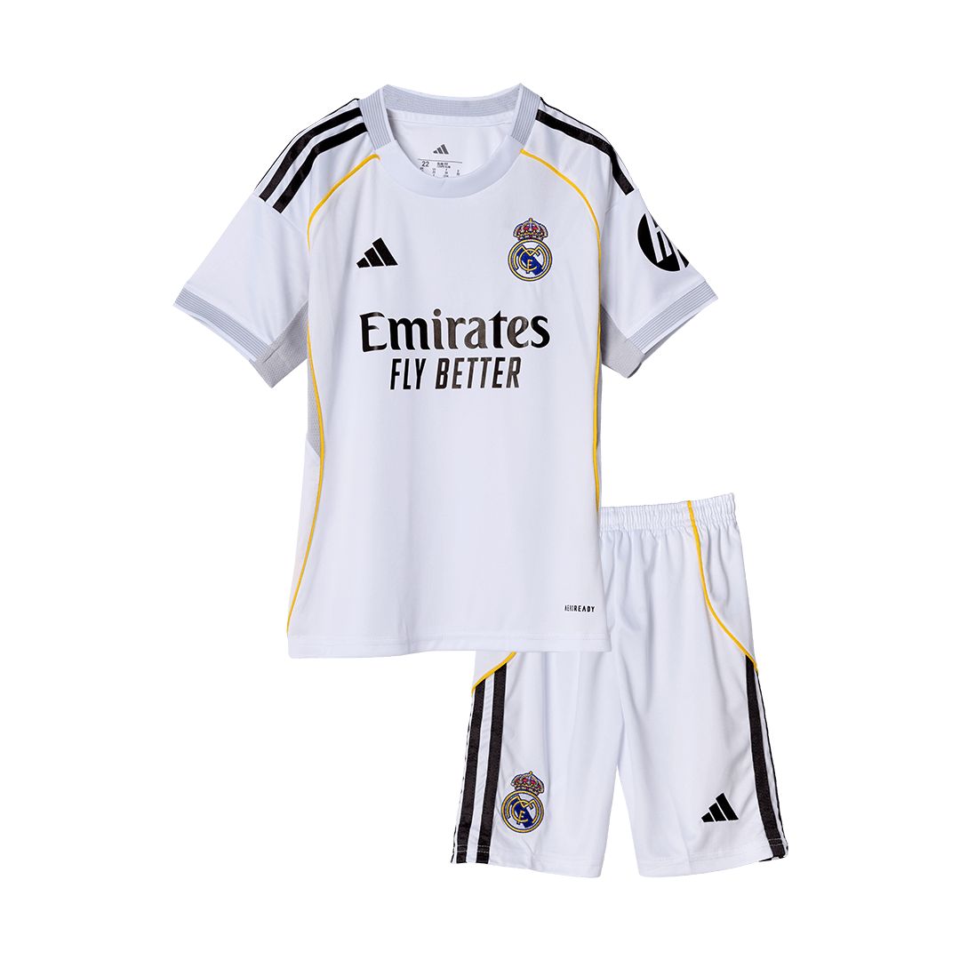 Real Madrid Home Jersey Kids (Shirt + Shorts) 2025/26