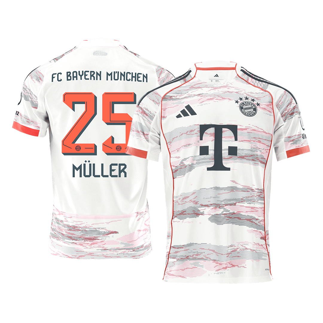 Pánský venkovní fotbalový dres Bayern Mnichov MÜLLER #25 2025/26