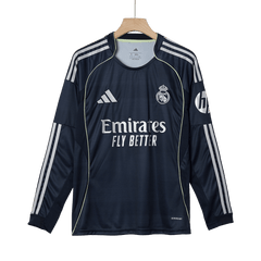 Real Madrid Away Long Sleeve Men's Football Jersey 2025/26