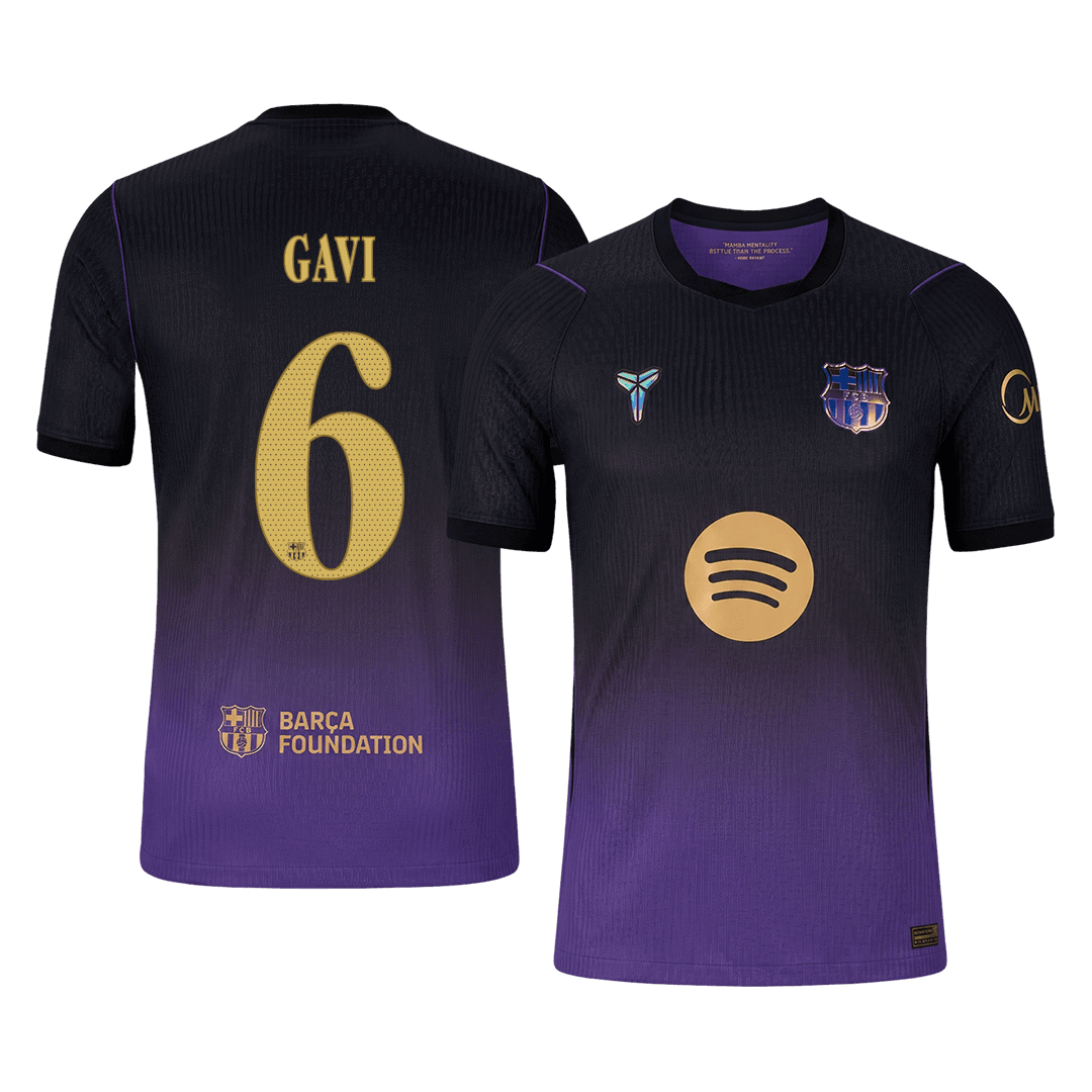 Barcelona GAVI #6 Pryč Fotbalový dres 2026/27 - verze pro hráče - UCL