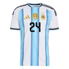 Argentina E. FERNÁNDEZ #24 Domov Fotbalový dres Mistrovství světa 2026 - verze pro hráče