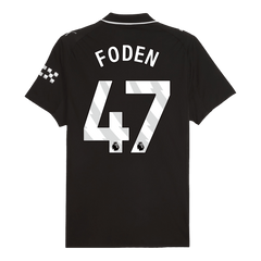 Manchester City FODEN #47 Venkovní fotbalový dres 2025/26 – verze pro hráče
