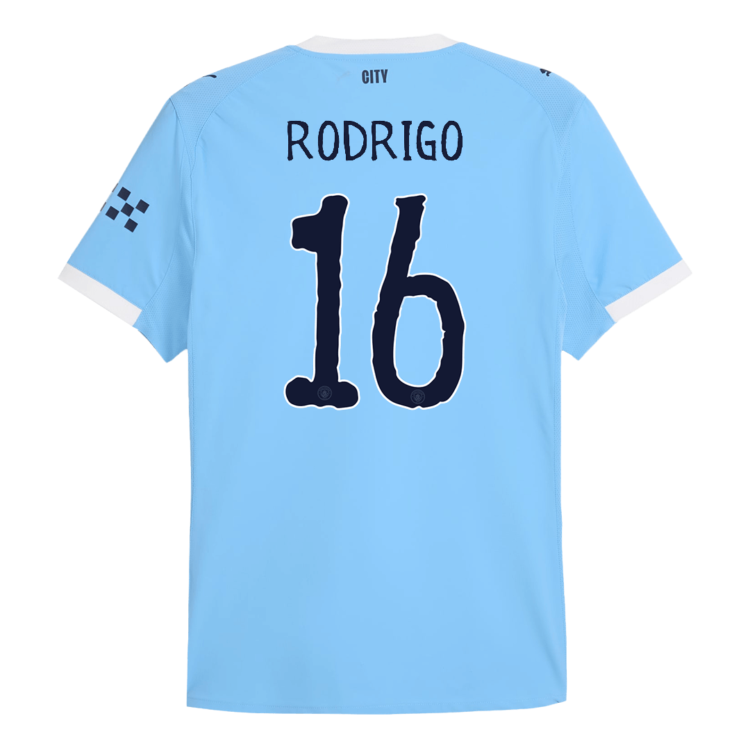 Manchester City RODRIGO #6 Domů Fotbalový dres Mistrovství světa klubů 2025/26 – verze pro hráče