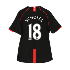 Manchester United ŠKOLY #18 venku Retro fotbalový dres 2007/08