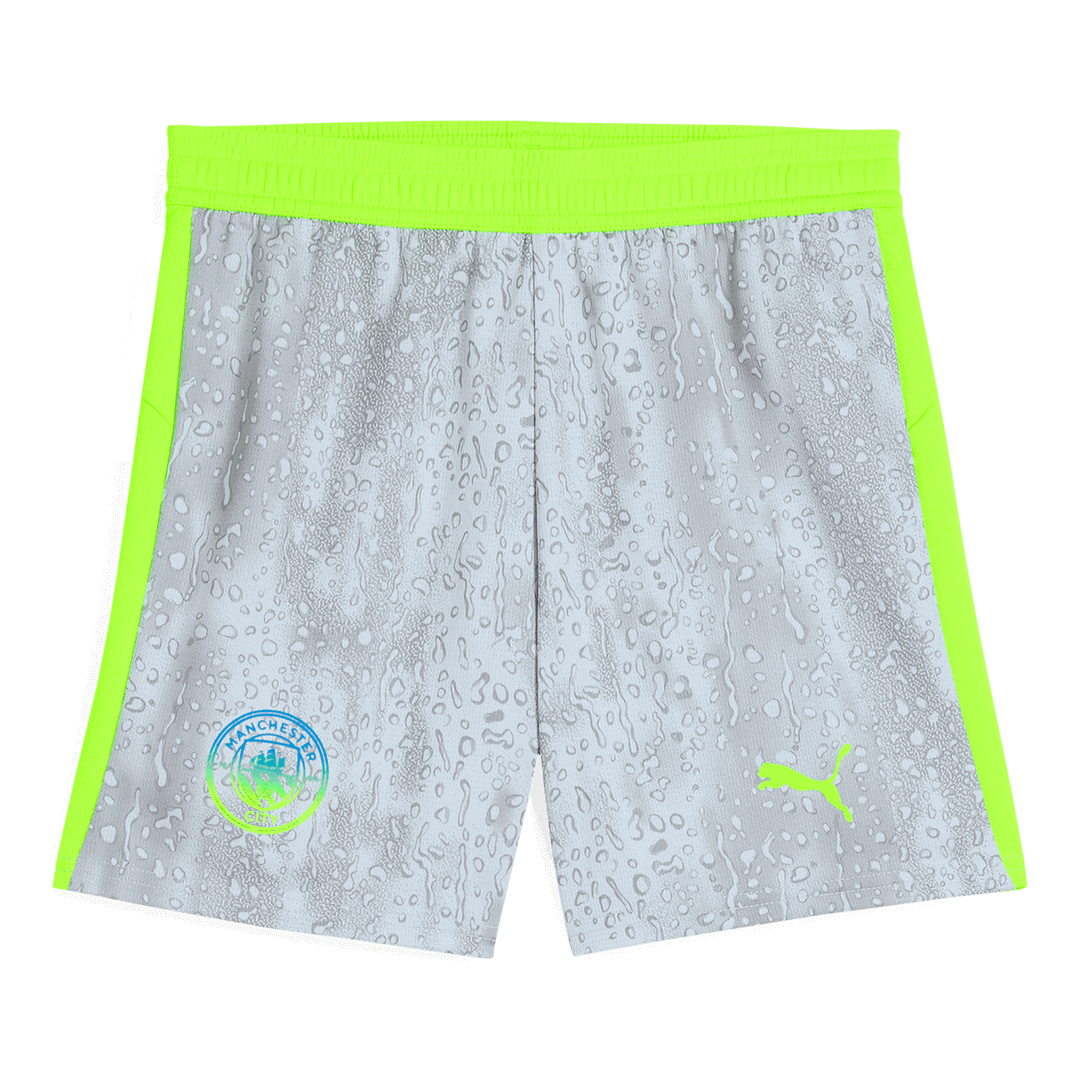 Pánské Manchester City Třetí pryč Fotbalový dres (Jersey+Shorts) Kit 2025/26