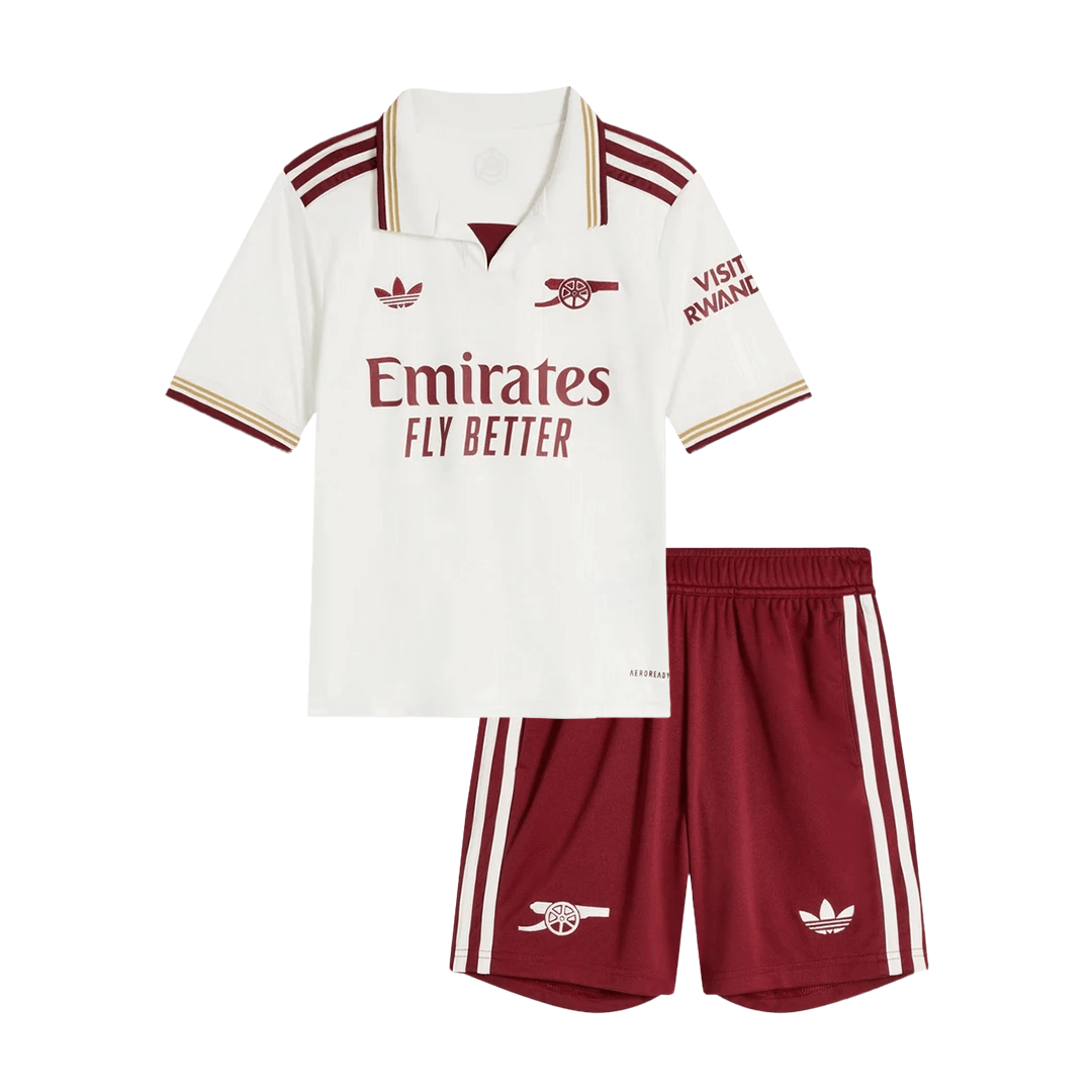 Děti Arsenal Třetí pryč Fotbalový dres 2025/26