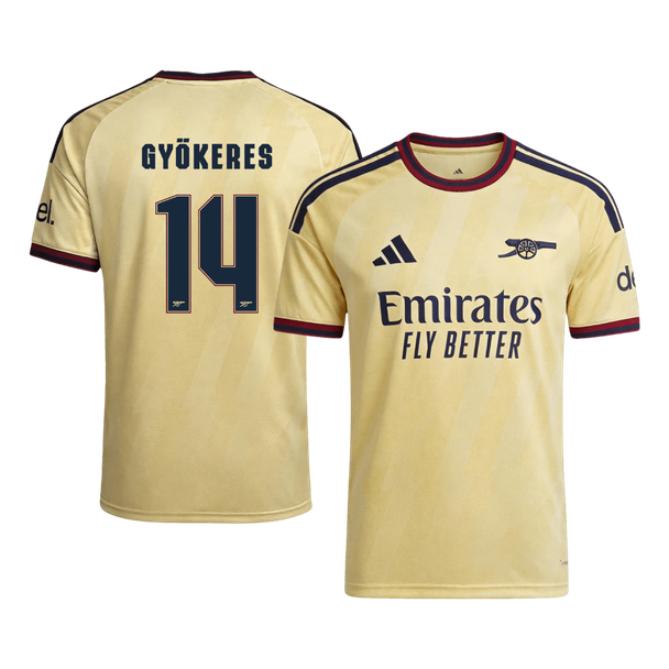 Arsenal GYÖKERES #14 Třetí pryč Fotbalový dres 2026/27 - verze pro hráče - UCL