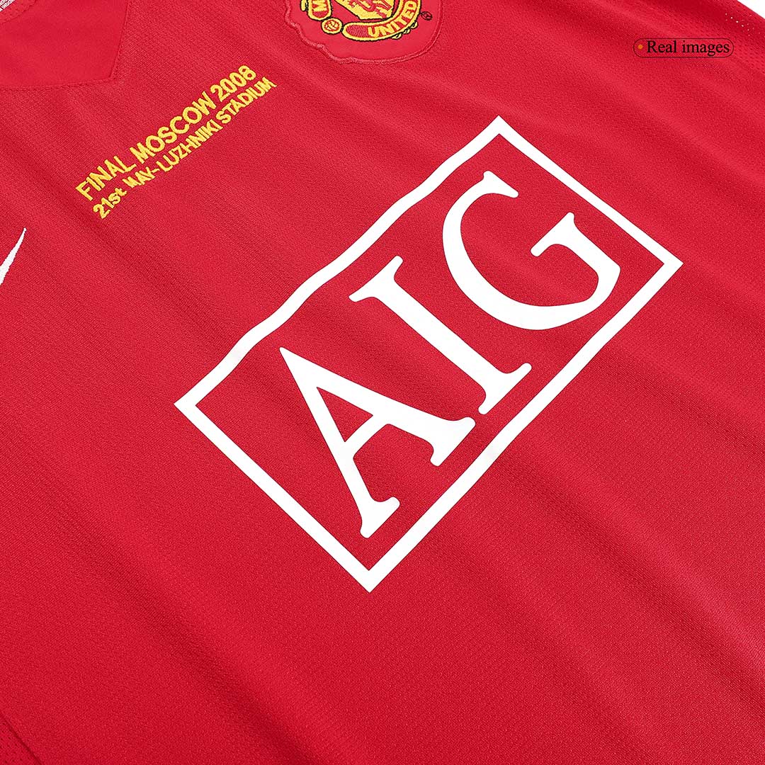 Manchester United ROONEY #10 domácí retro fotbalový dres 2007/08 - finále UCL