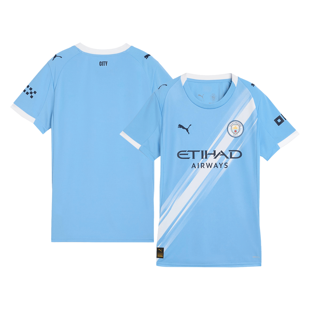 Dámský domácí fotbalový dres Manchester City 2025/26