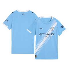 Dámský domácí fotbalový dres Manchester City 2025/26