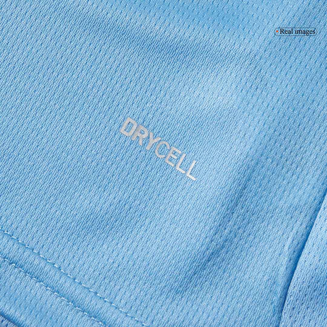 Manchester City Home Football Jersey Long Sleeve 2025/26 Blue