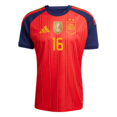Spain RODRIGO #16 Domov Fotbalový dres Mistrovství světa 2026 Champion Edition - verze pro hráče