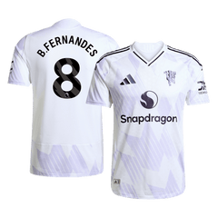 Manchester United B.FERNANDES #8 Venkovní fotbalový dres 2025/26 – verze pro hráče